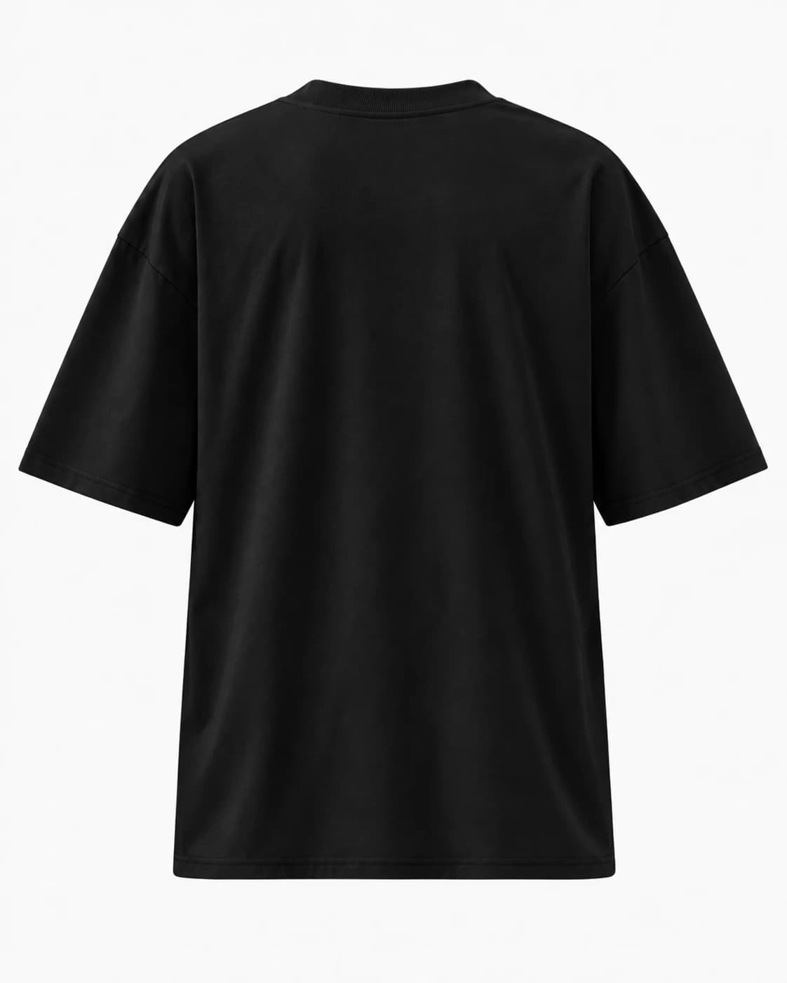 Schwarzes Original T-Shirt von Monkeys with Attitude, Rückseite ohne Print